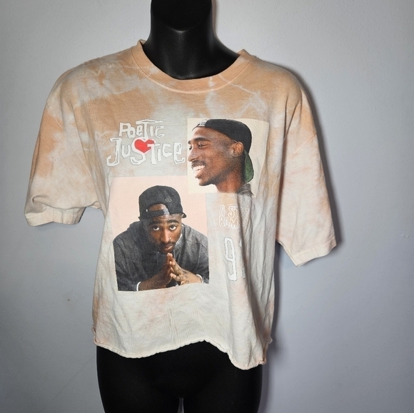 Tupac Poetic Justice crop top size large - Picture 2 of 5